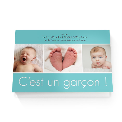 Renommée faite sur commande de photo d'annonce de naissance de nouveau-né  pour l'annonce de naissance de cadeau nouveau-né