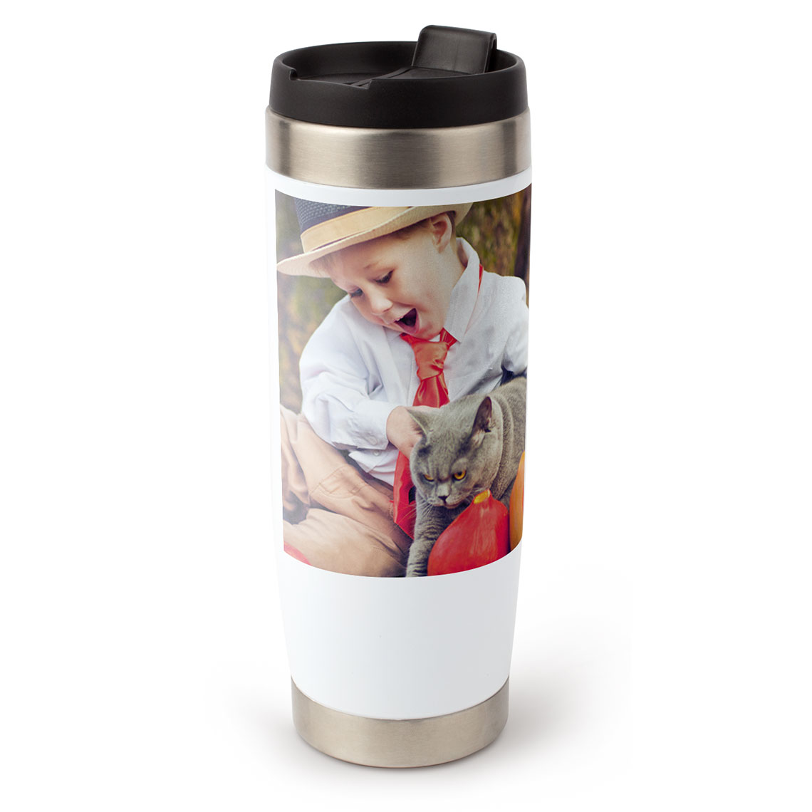 Personalized Tumbler with Handle, Coffee Water Travel Mug, Spill Proof  Lid