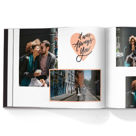 Photo book. Simply love theme