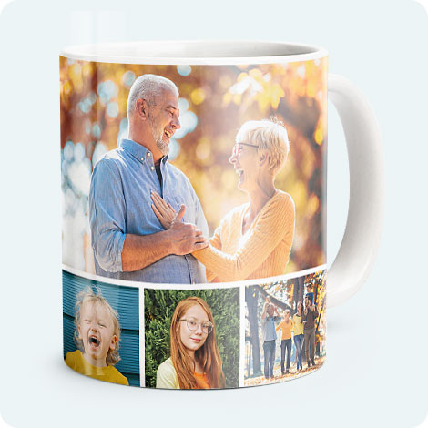 collage mug, personalised mugs, custom mugs, photo mugs, mug printing, printed mugs