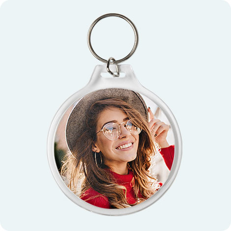 acrylic keyrings, photo gifts, personalised photo gifts, custom photo gifts
