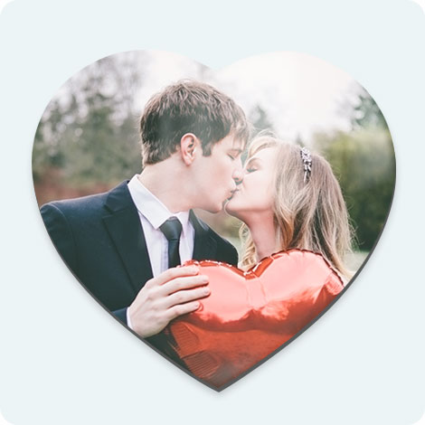 heart flexible magnet, photo magnet, custom magnet, fridge magnet, personalised magnet 