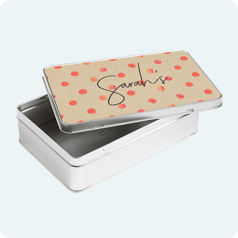 custom photo tin, personalised tin, custom tin