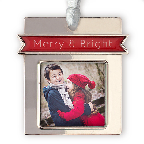 Merry Photo Ornament