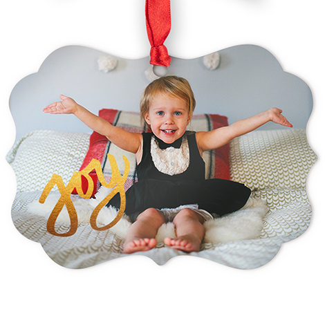 Icon Aluminum Medallion Photo Ornament