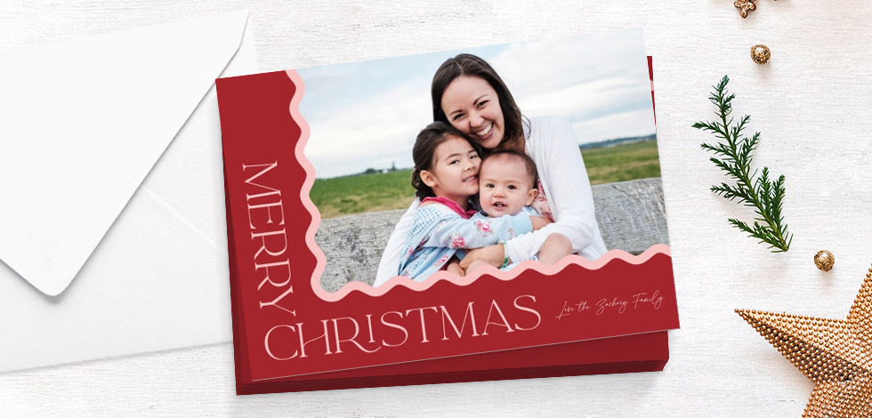 christmas cards, personalised cards, photo card, custom cards, flat cards