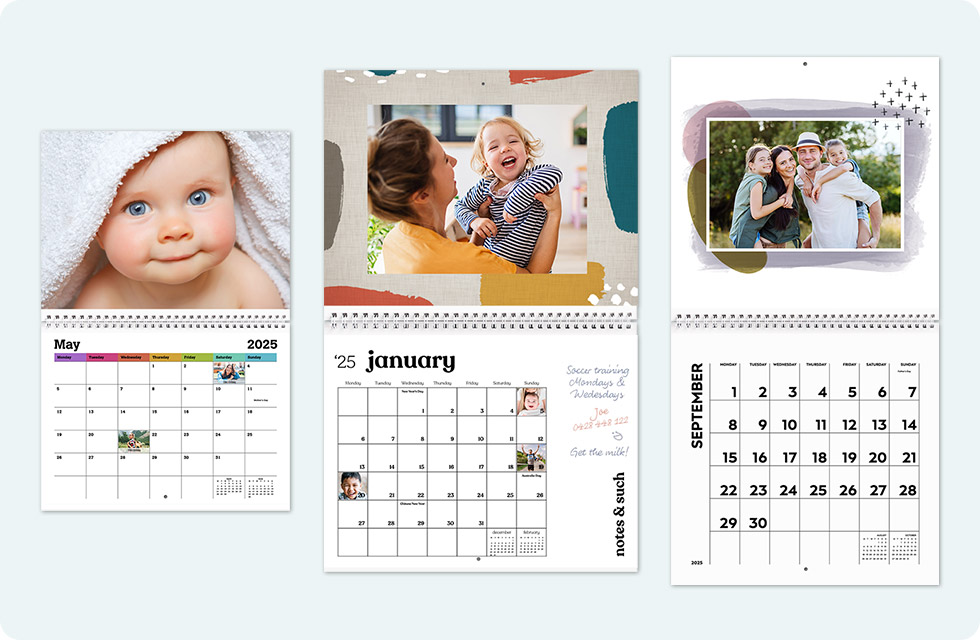 classic wall calendar, personalised calendar, photo calendar, custom calendar, printing calendars