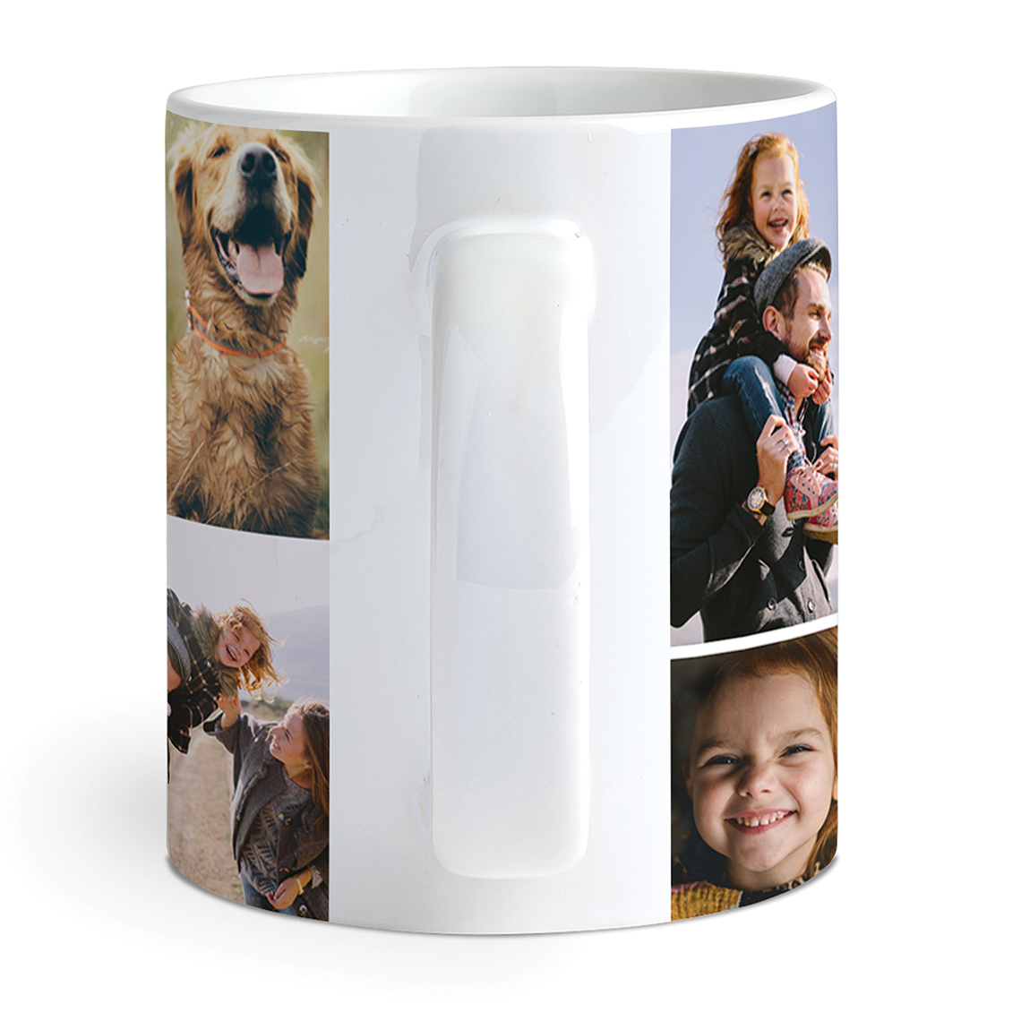 Create Photo Collage Grande Coffee Mug, Personalized Mug