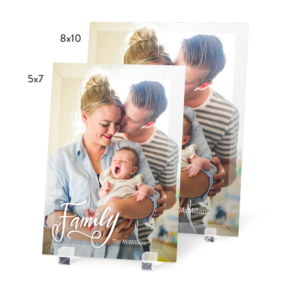 Collage Grid 8x10 Glass Photo Prints Snapfish