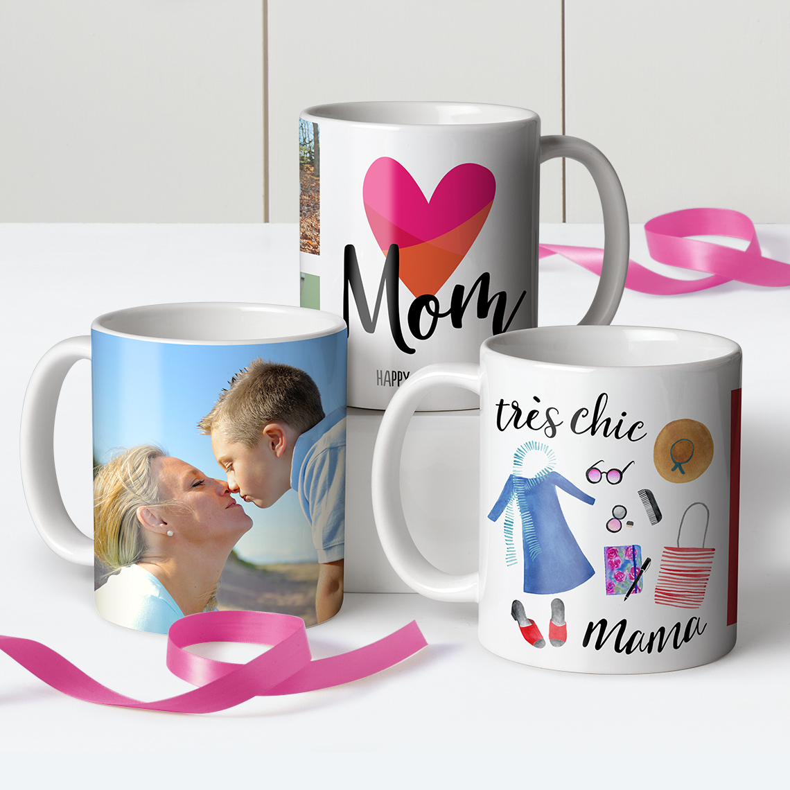 Custom Photo Coffee Mugs, 11 Oz or 15 oz, Personalized Mugs with Picture,  Text, Name - Photo GIfts, Custom Mugs with Pictures, Taza Personalizadas