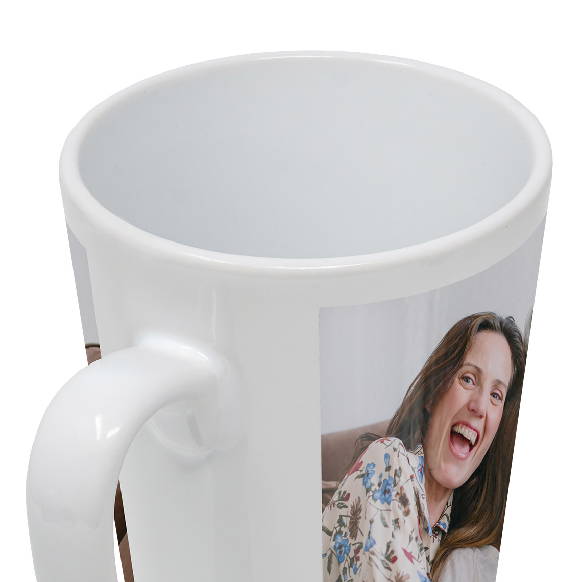 Mug taille XXL personnalisé photo pour boire grand café ou s