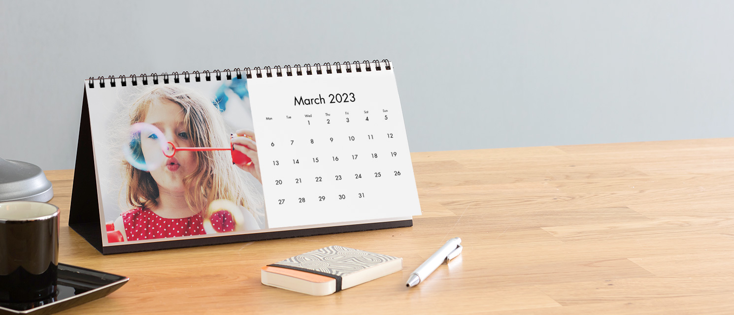 Desk Calendar Personalised Desk Calendars Snapfish UK