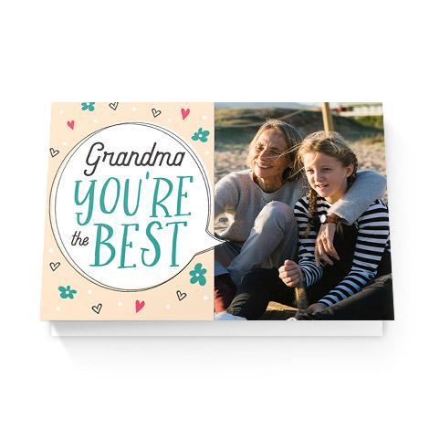 Happy birthday to grandma card