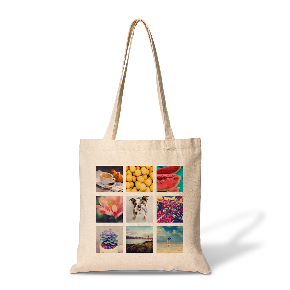 Create Personalized Everyday Canvas Tote, Custom Bag