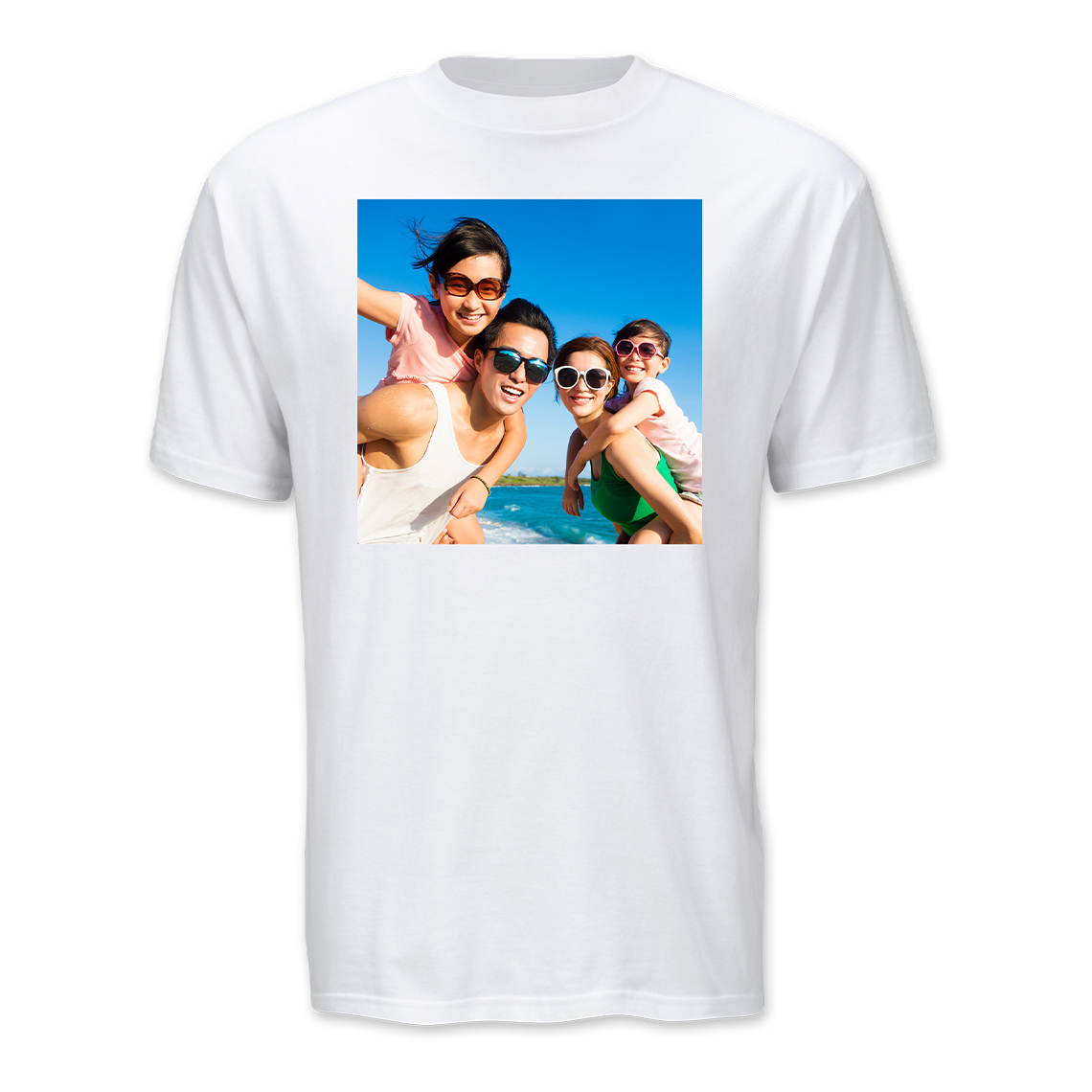Buy online White Back Printed T-shirt from top wear for Men by