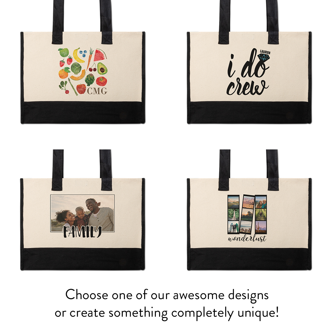 Canvas Tote Bags - Premium Cotton