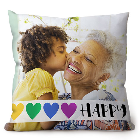 Cushion grandma and grandson 