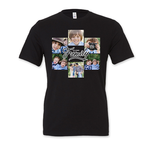 Custom Adult T-Shirt, Black