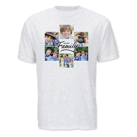 Custom Adult T-Shirt, Gray