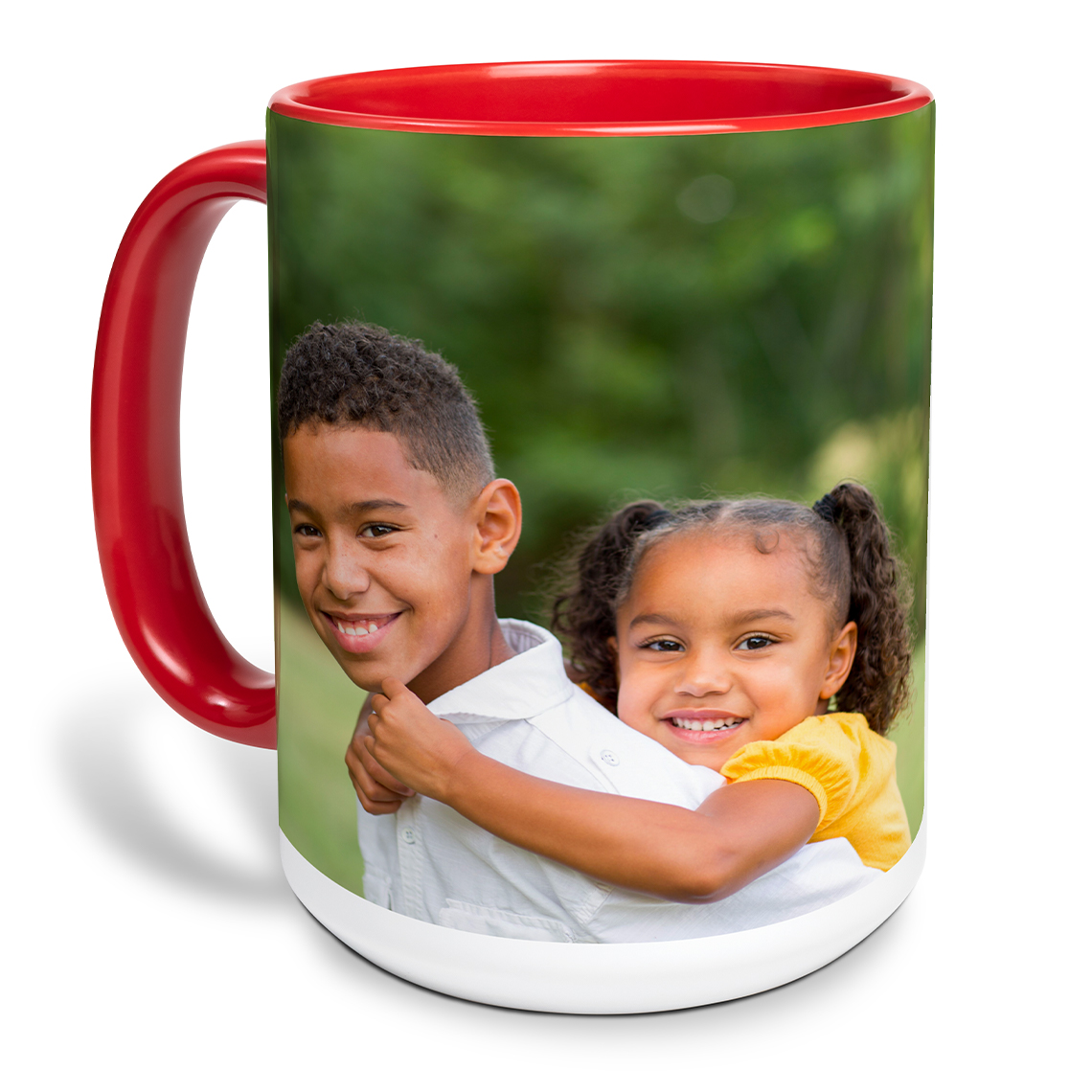 Color Accent Coffee Mug, Pink, 15 oz.