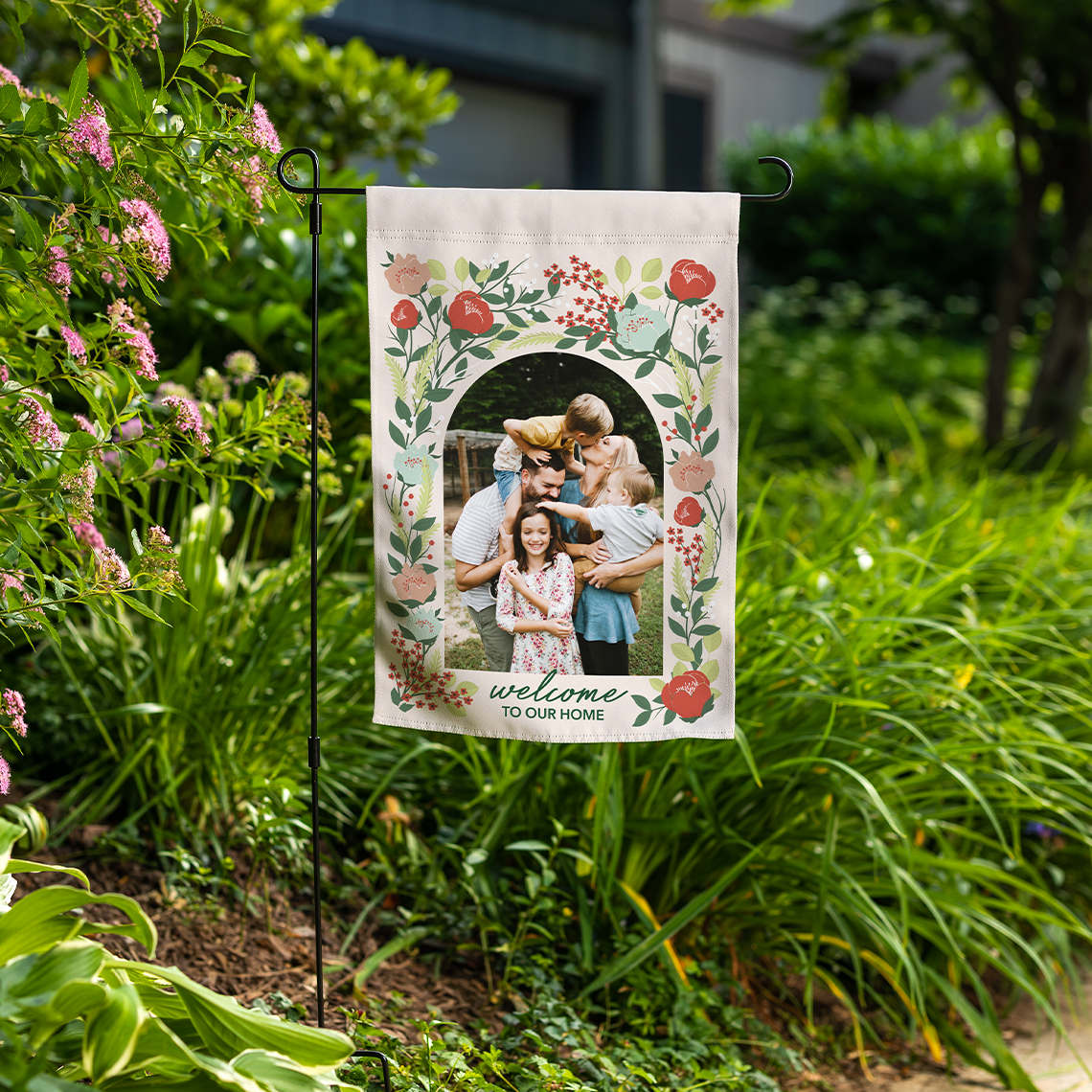 Garden Flag + Stake Garden Flag Home Gift Gifts Snapfish US