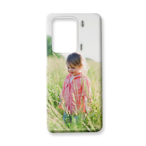 Phone case with picture of young child 