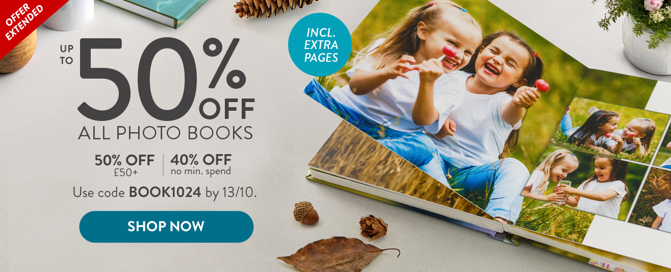 Up to 50% off all books