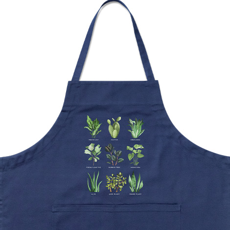 Custom Navy Apron