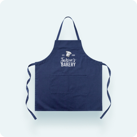 Navy apron