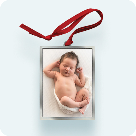 SILVER FRAME ORNAMENT