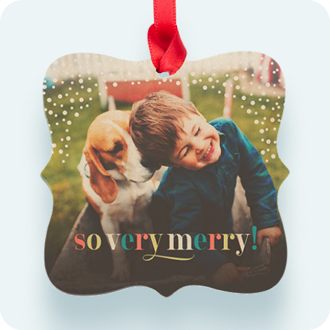 Maple Square Photo Ornament