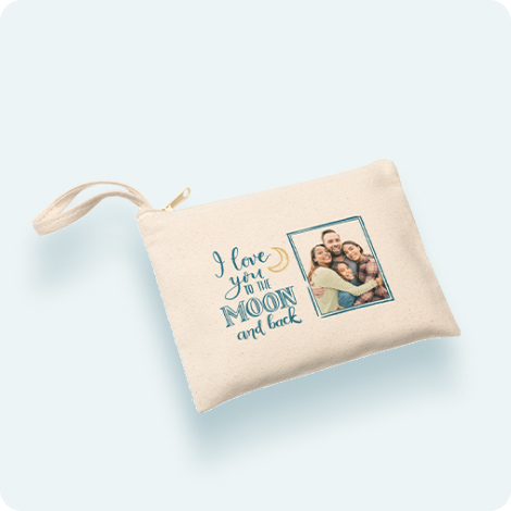 Zippered Canvas Pouch