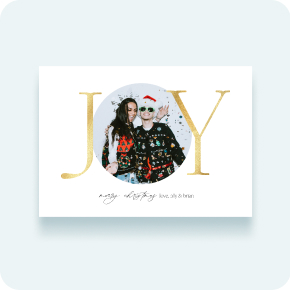 Foil Holiday Cards