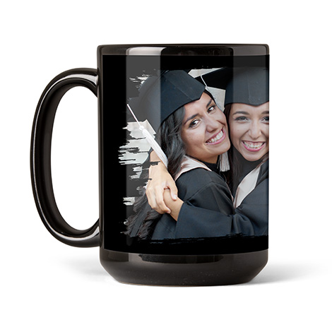 Photo Coffee Mug, Full Black