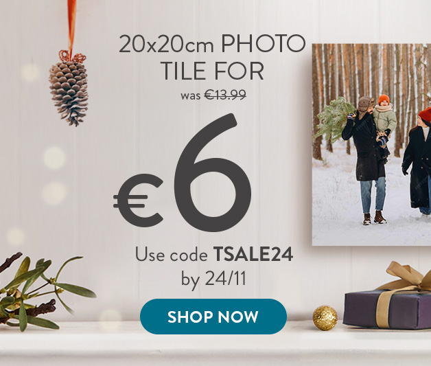 €6 photo tile!