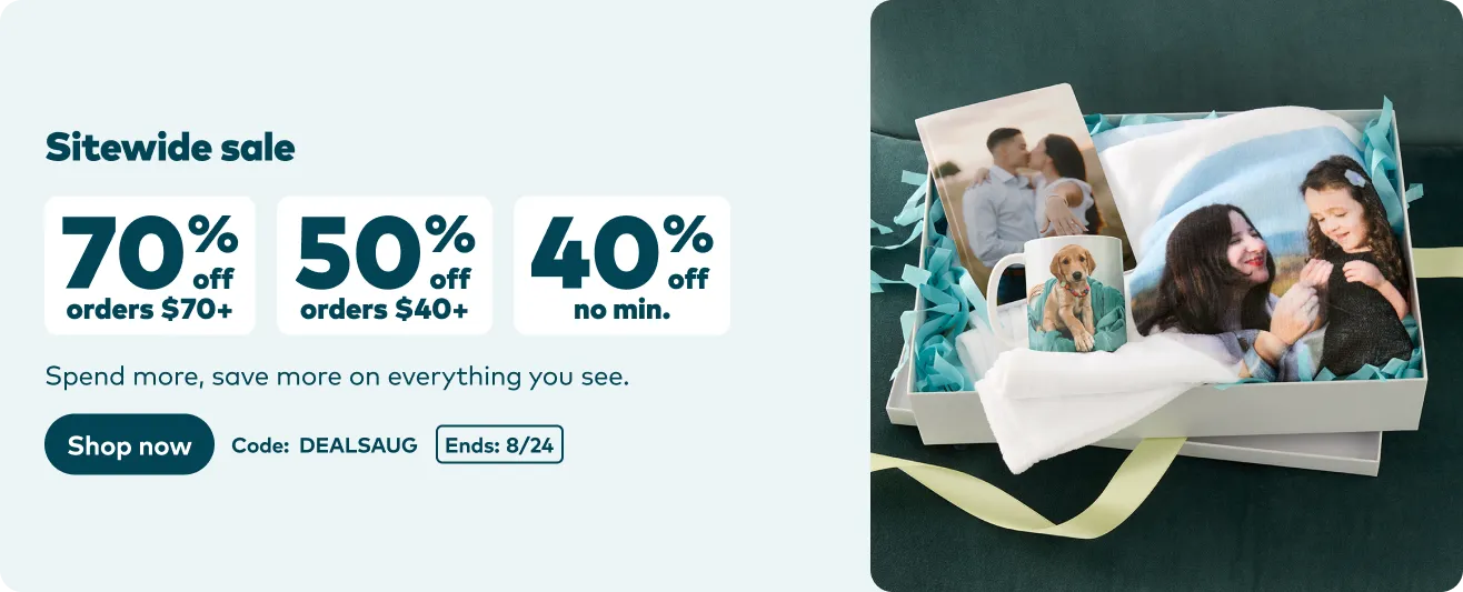 Up to 70% off orders sitewide