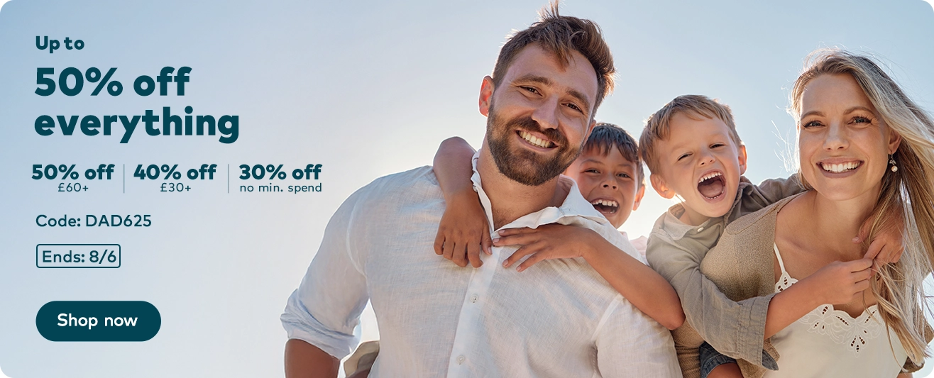 Up to 50% off everything