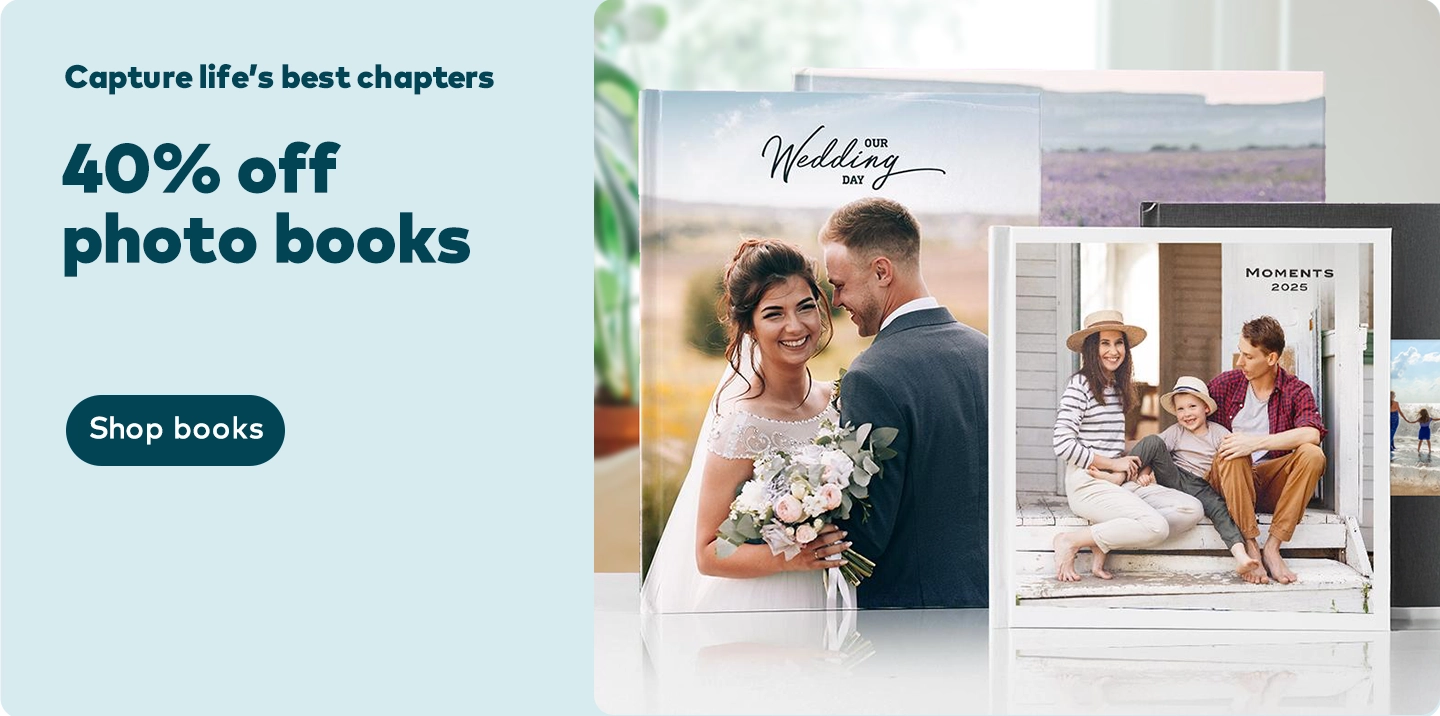 40% off photo books 