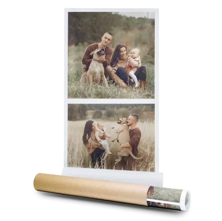 Giant photo strip poster, set of 2