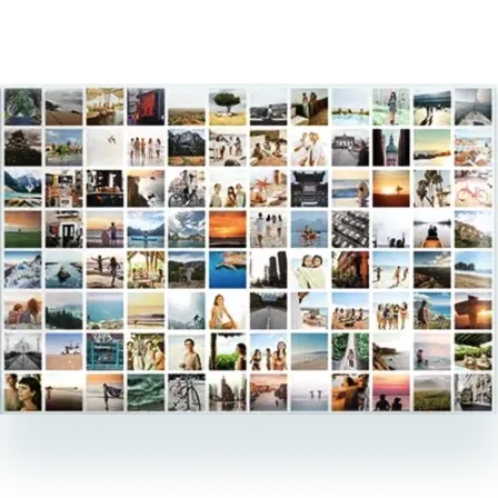 Large grid poster
