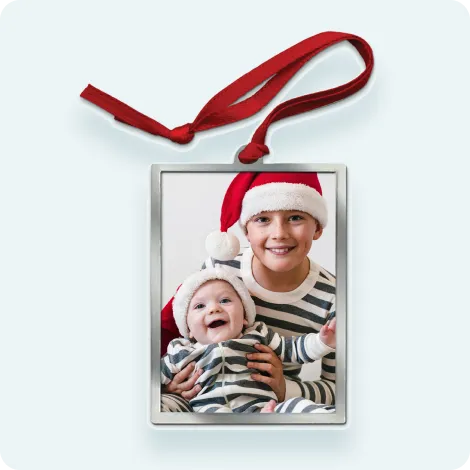 Silver Frame Ornament