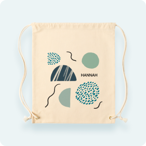 Cotton Drawstring Backpack