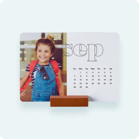 Wood Block Calendar