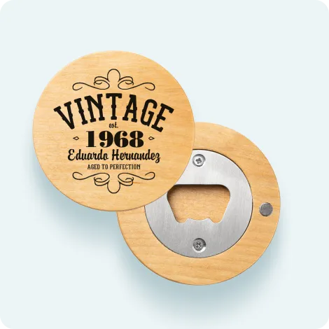 Magnetic bottle opener