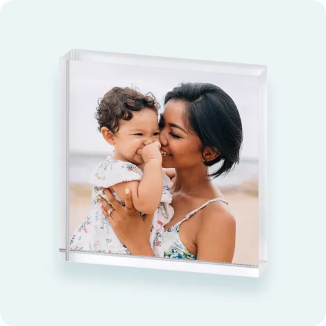 Acrylic photo blocks