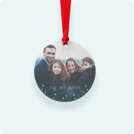 Frosted Acrylic Ornament