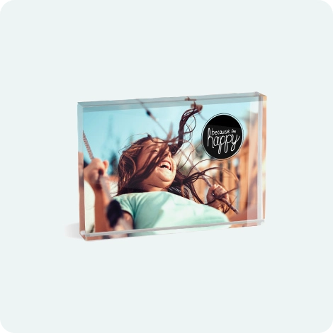 6x4” Acrylic Photo Block