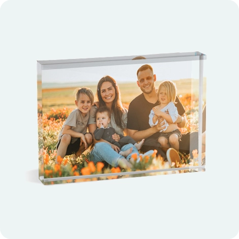 8x6” Acrylic Photo Block
