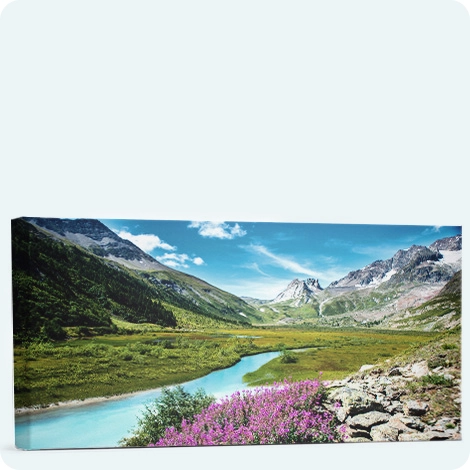 Panoramic 24x12" Slim Photo Canvas Print