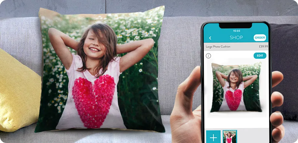 Make Photo Cushions on Your Phone